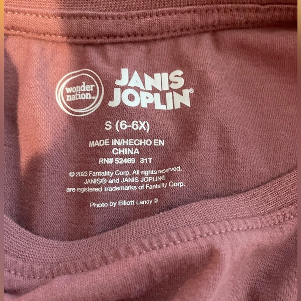 SOLD// Kids Hippie Janis Joplin Tee *make offers* - Picture 3 of 7